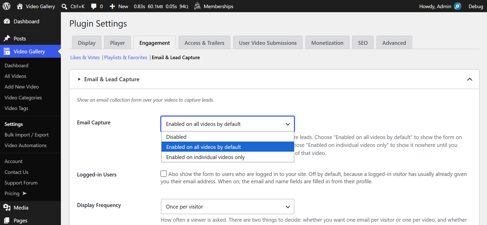 email-lead-capture-settings
