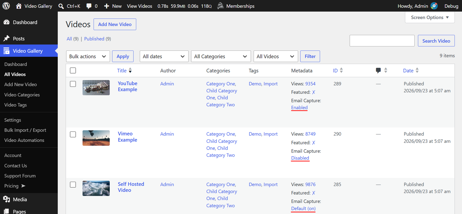 email-lead-capture-videos-list